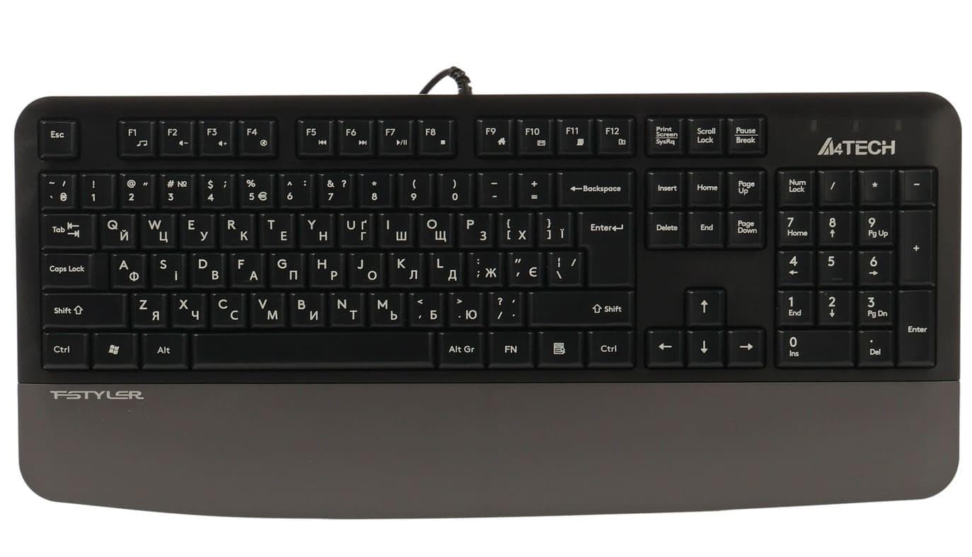 Клавіатура A4Tech Fstyler FK20 USB Grey