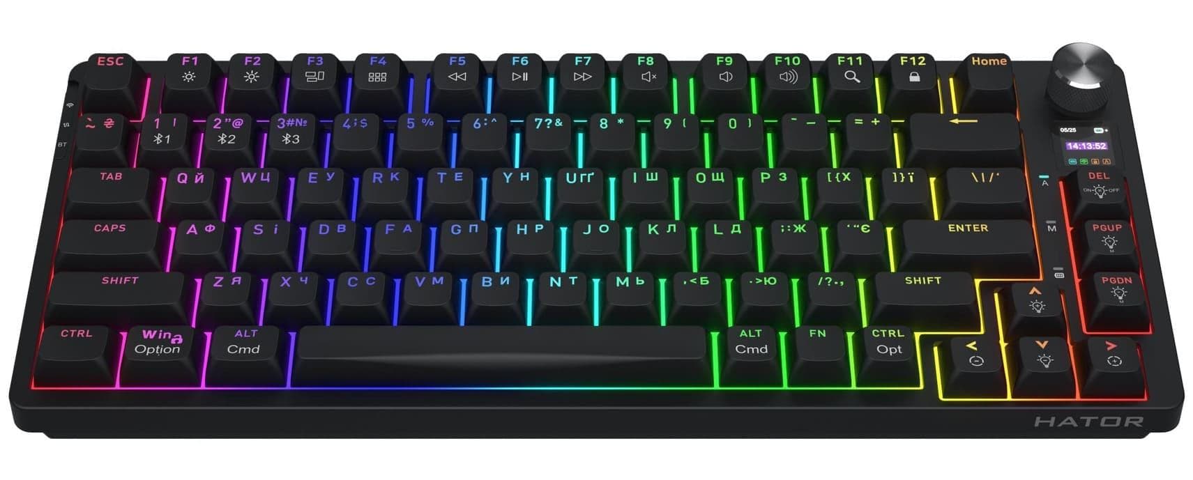 Клавіатура HATOR Icefall PRO Wireless (HTK450UA) Black