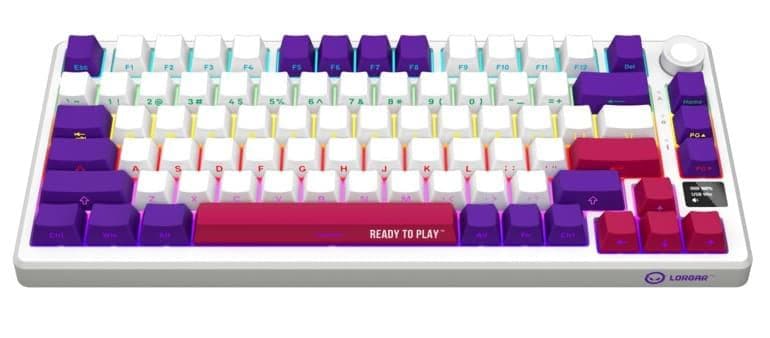 Клавіатура Lorgar KBP7075W Wireless Pro 75% Exploded White EN/UA
