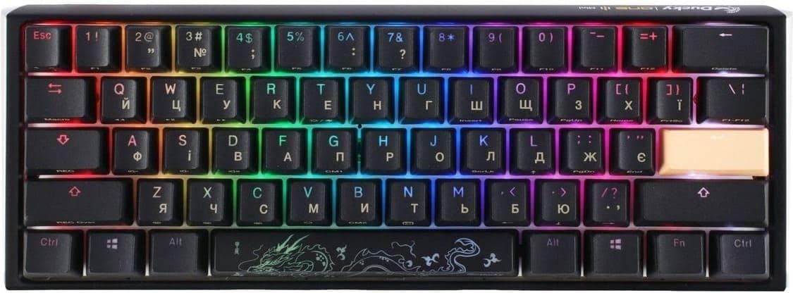 Клавіатура Ducky One 3 Mini Cherry MX Red RGB Black UA
