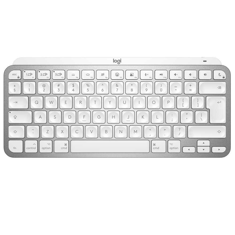 Клавіатура Logitech MX Keys Mini For Mac Wireless Illuminated (920-010526) Pale Gray