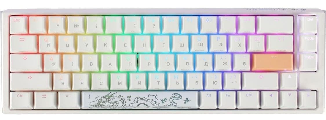 Клавіатура Ducky One 3 SF Cherry MX Brown RGB White UA