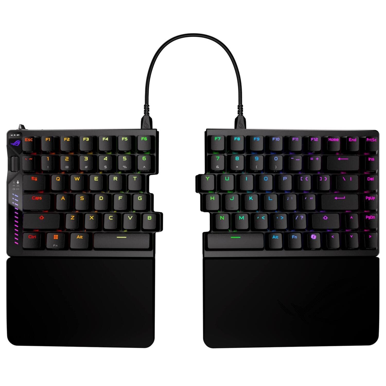 Клавіатура ASUS ROG Falcata Split 83key Magnetic Switch USB-A/WL/BT EN RGB Black