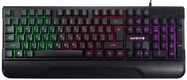 Клавіатура GamePro GK398 Headshot RGB USB Black