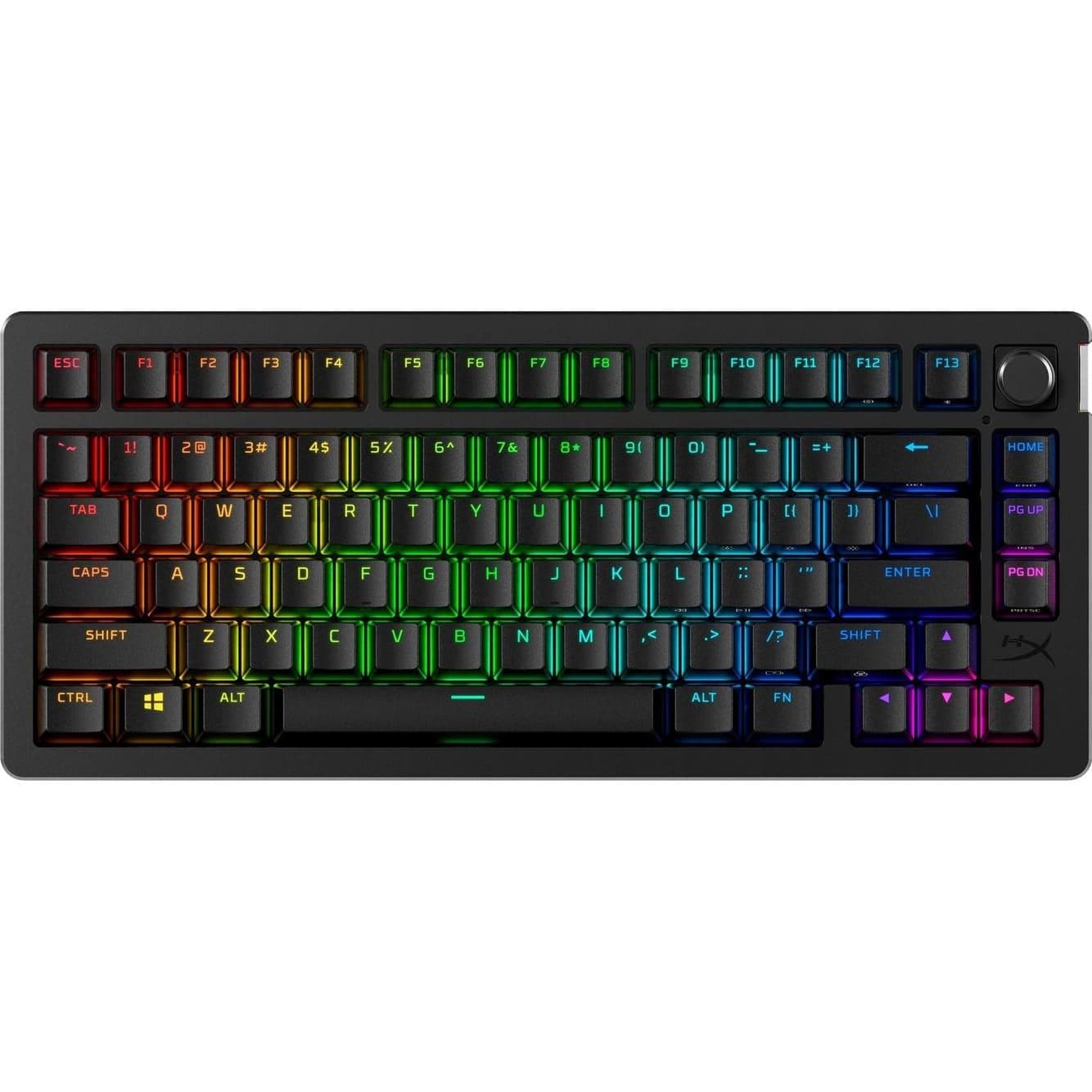 Клавіатура HyperX Alloy Rise 75 Wireless ENG/UA RGB Black