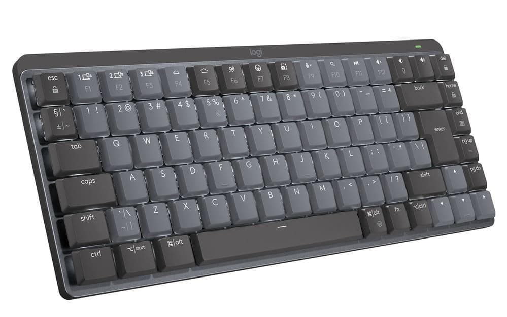 Клавіатура Logitech MX Mini Minimalist Wireless Illuminated Graphite US Clicky (920-010782)