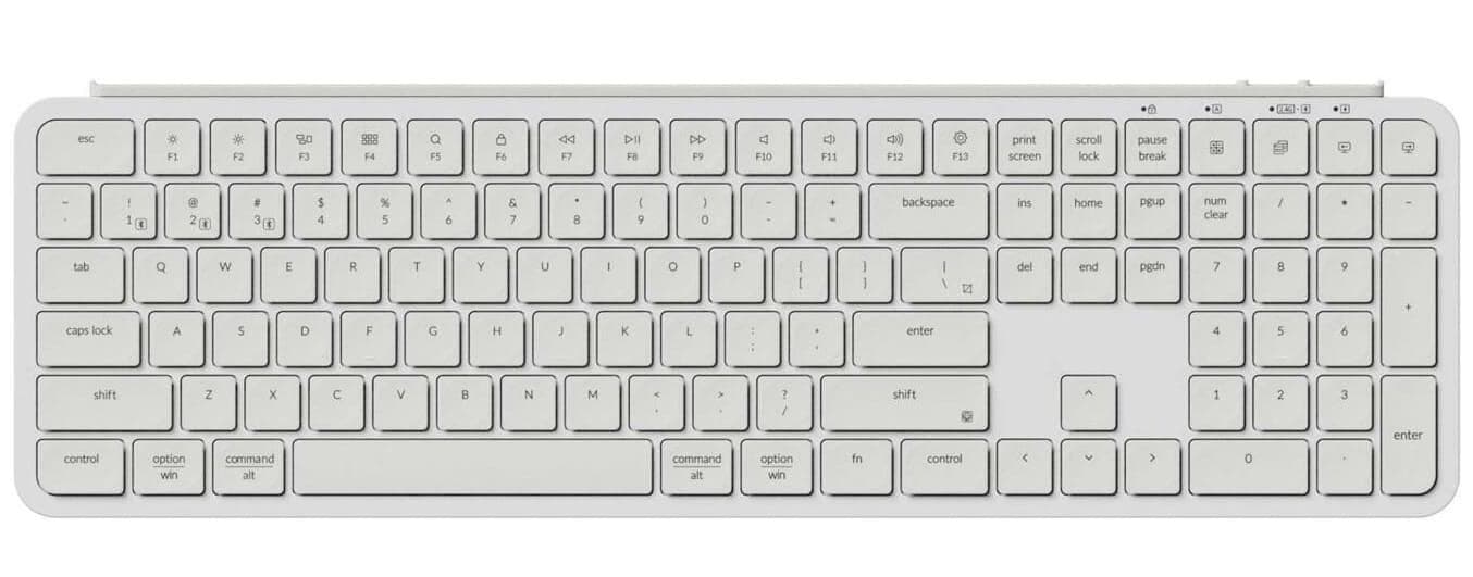 Клавіатура Keychron B6 Pro Ivory White