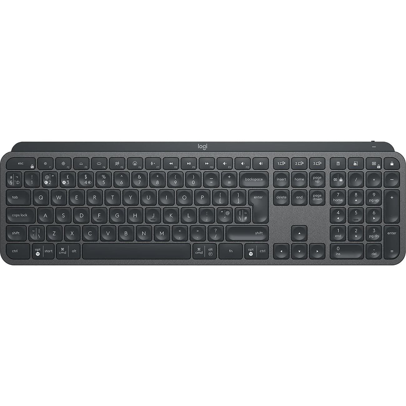 Клавіатура Logitech MX Keys Advanced For Business Wireless Illuminated (920-010251) Graphite