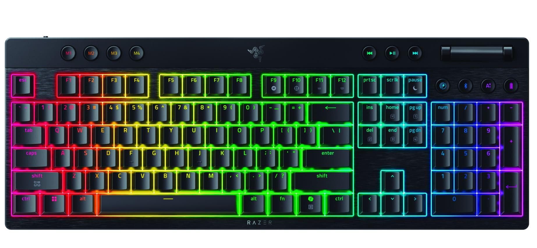 Клавіатура RAZER BlackWidow V4 Low-Profile Green switch (RZ03-05270100-R3M1)