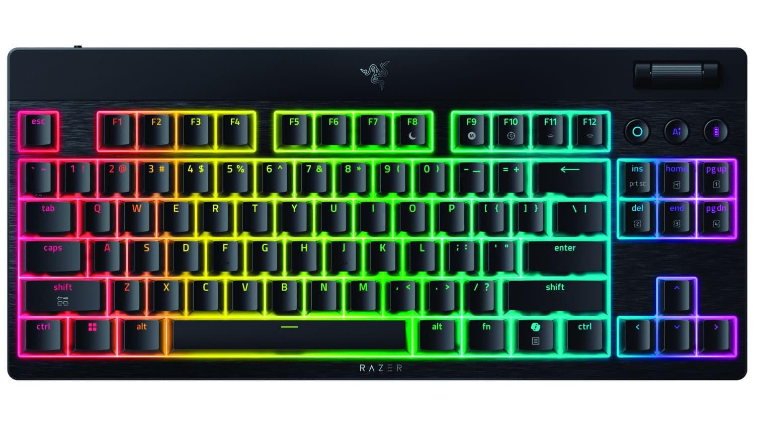 Клавіатура RAZER BlackWidow V4 Low-Profile TKL Green switch (RZ03-05450500-R3M1)
