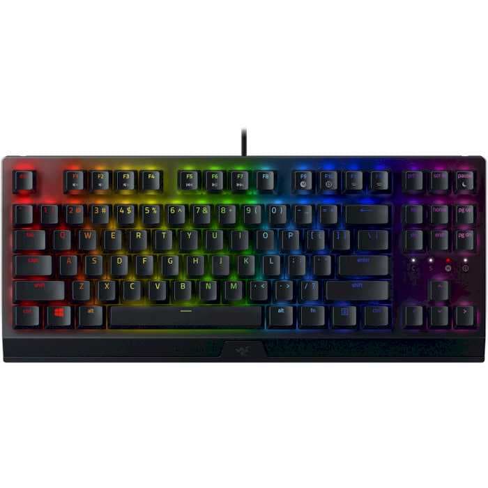 Клавіатура Razer BlackWidow V3 TKL RGB Razer Green (RZ03-03490700-R3R1) USB Black