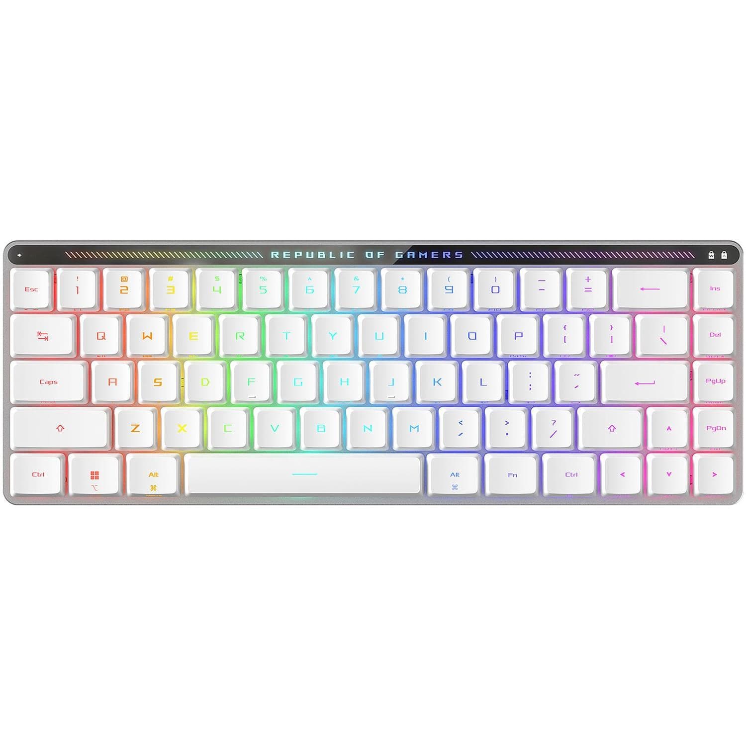Клавіатура Asus ROG Falchion RX Red Low Profile (90MP03EC-BKMA10) White