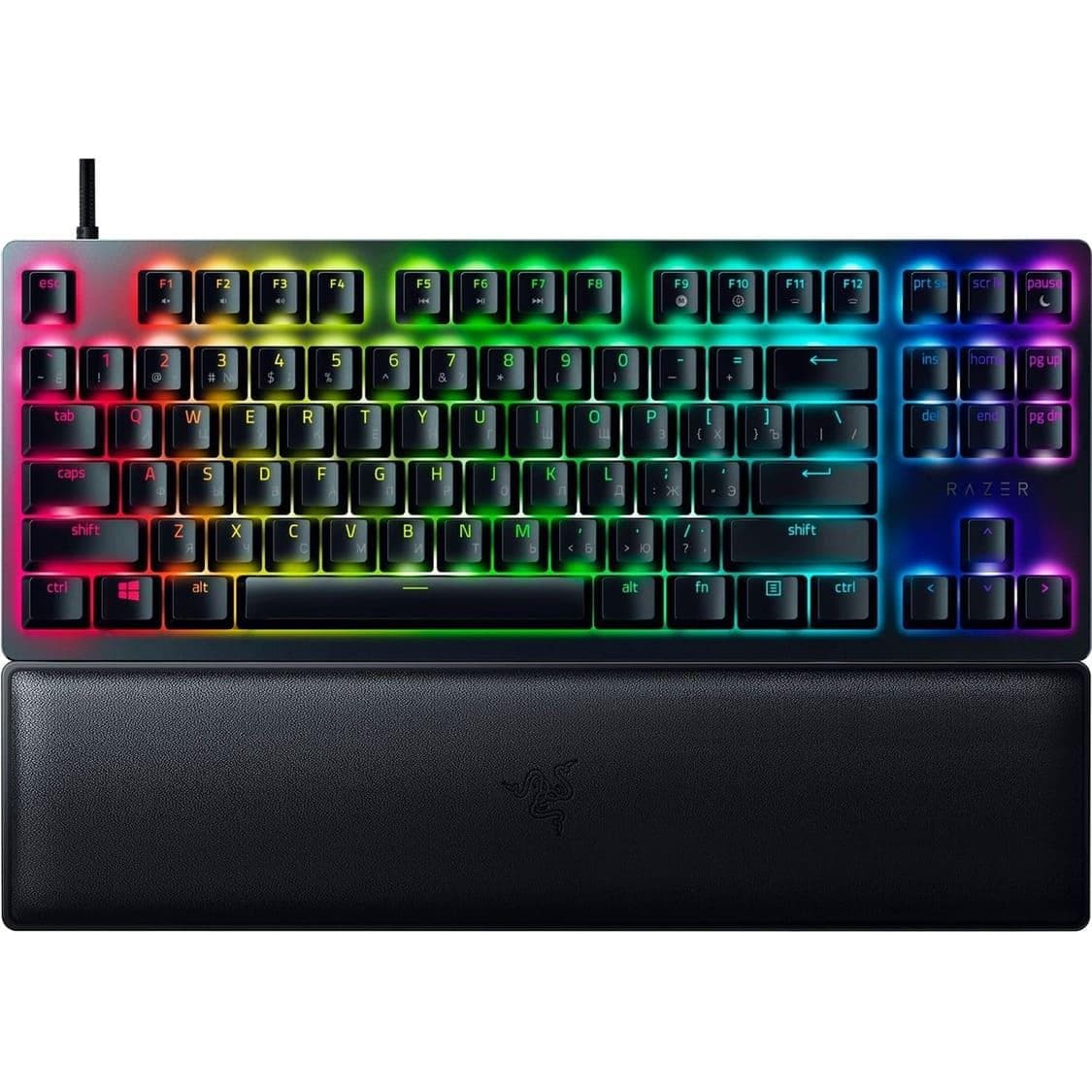 Клавіатура Razer Huntsman V2 TKL Red Linear Optical Switch (RZ03-03940800-R3R1) USB Black