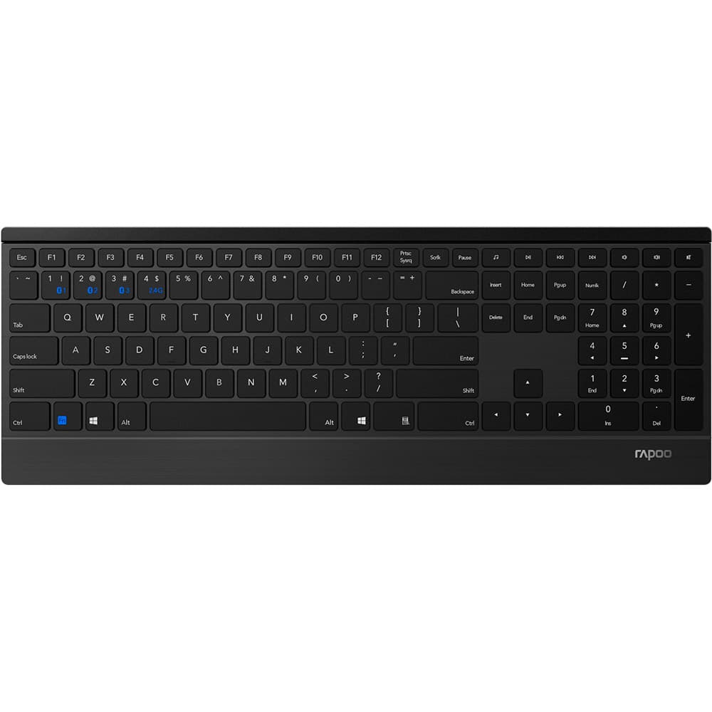 Клавіатура RAPOO E9500M Wireless Black