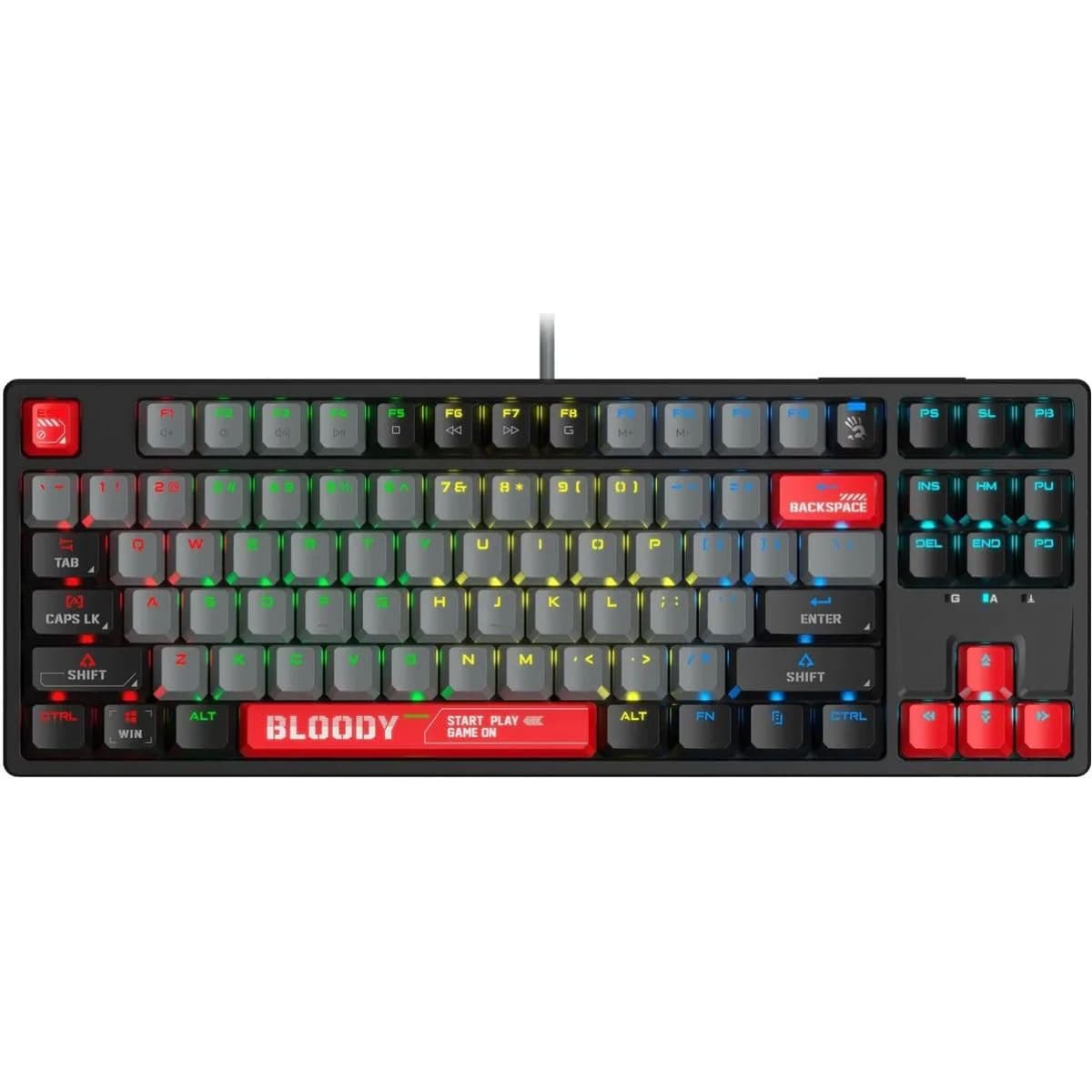 Клавіатура A4Tech Bloody S87 RGB USB Energy Red