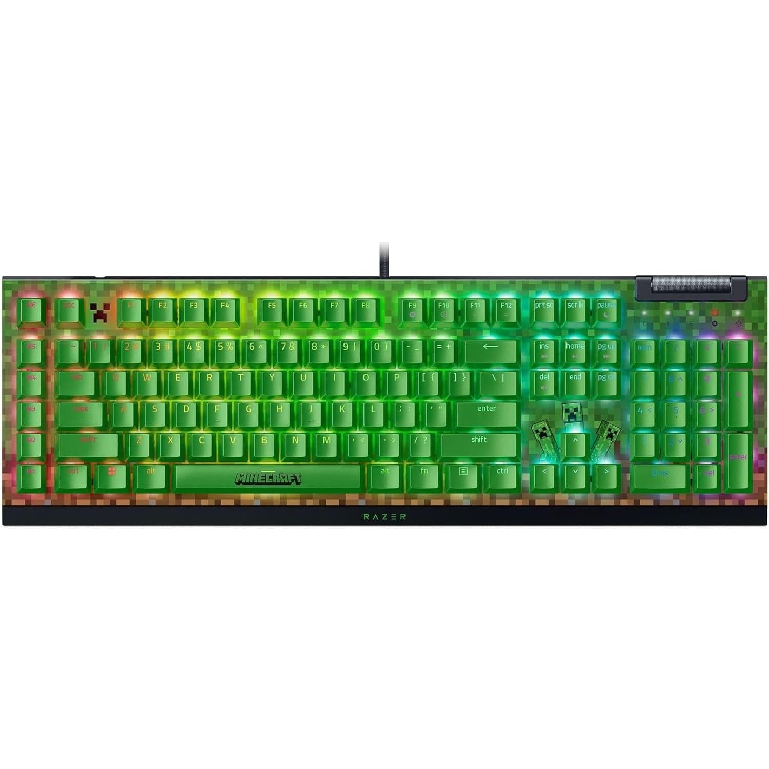 Клавіатура Razer BlackWidow V4 X Minecraft Edition