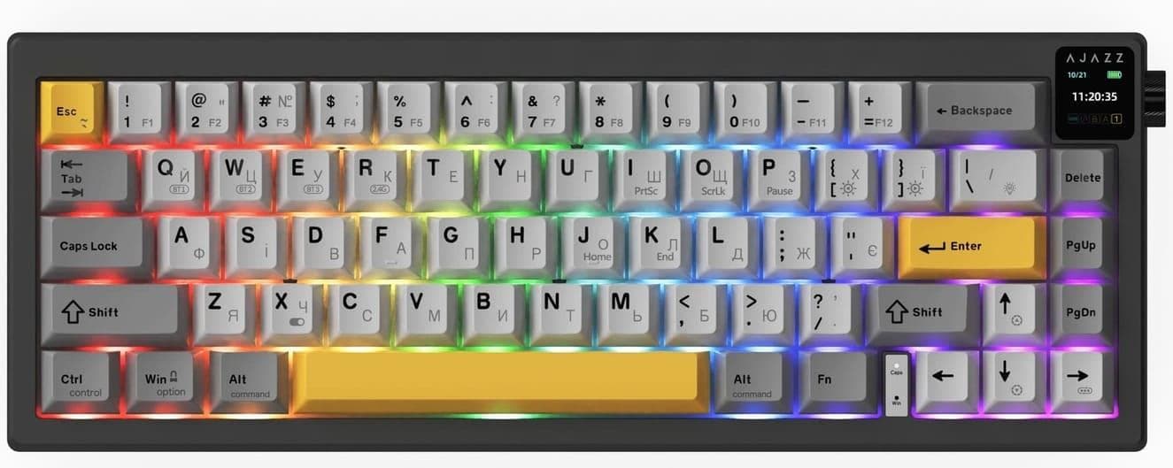 Клавіатура Ajazz AK650 Flying Fish Switch Black