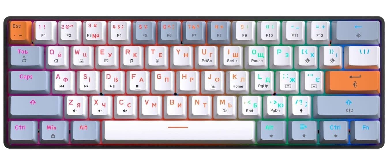 Клавіатура GamePro MK130R Outemu Red Hot-Swap RGB USB