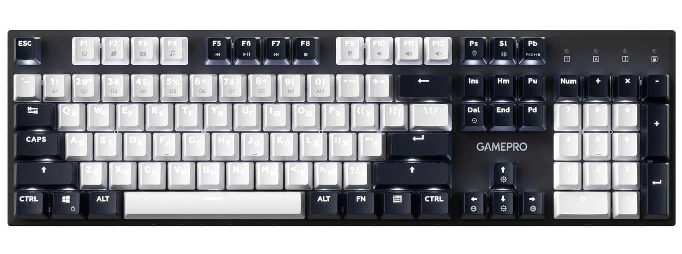 Клавіатура GamePro Genesis Metallic (MK144B) 100% Red switches