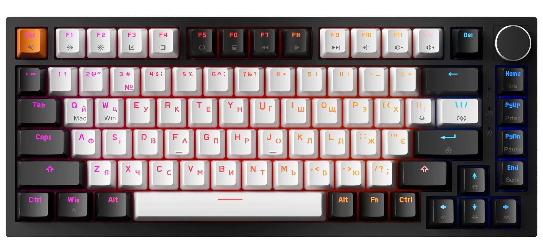 Клавіатура GamePro Asgard Valhalla MAX (MK160B MAX) 75% Magnetic switches