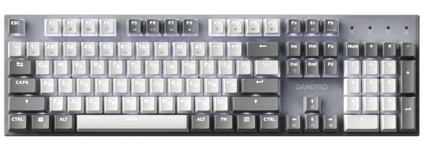 Клавіатура GamePro Genesis Metallic (MK144G) 100% Red switches