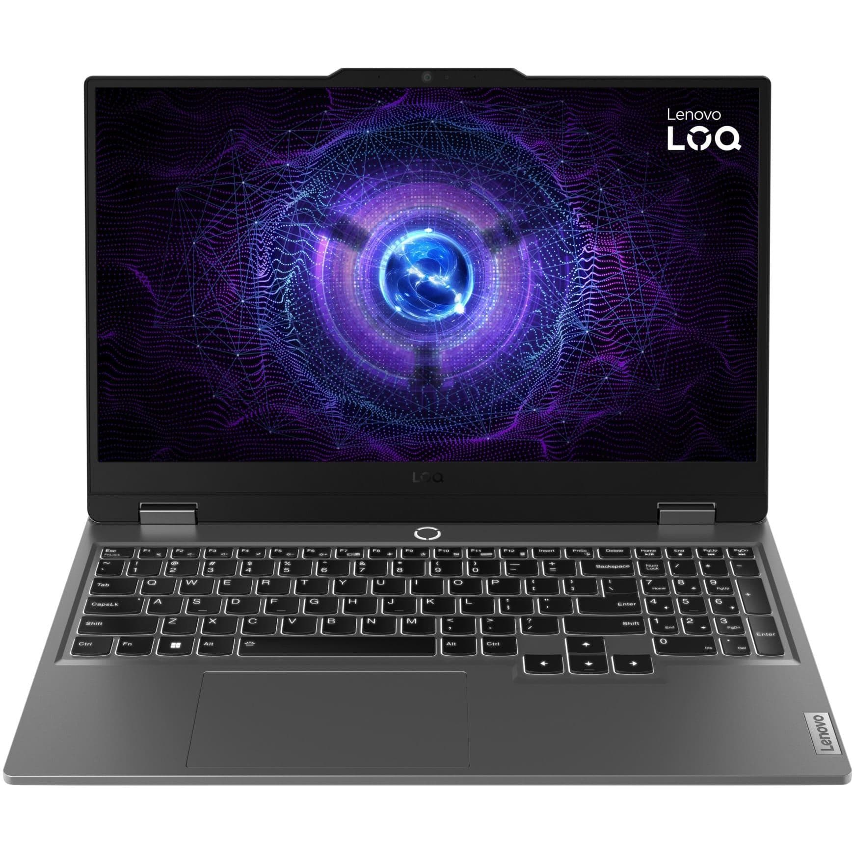 Ноутбук 15.6 Lenovo LOQ 15IRX9 1920x1080 IPS 144Hz/Intel Core i7-13650HX/16GB/512SSD/RTX 4050/DOS
