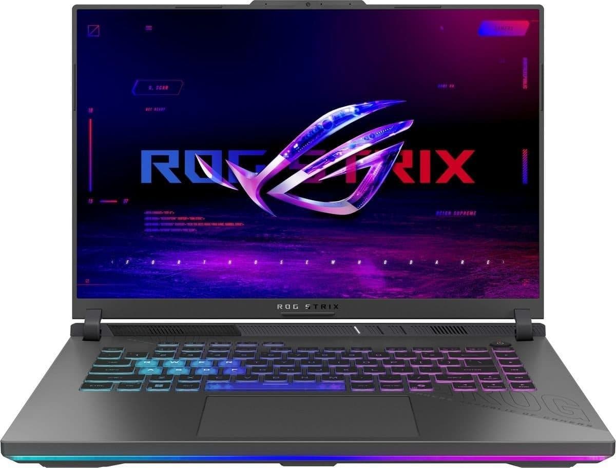 Ноутбук 16 ASUS ROG Strix G16 G614PR WUXGA IPS/Ryzen 9 8940HX/32GB/1TB/RTX 5070 Ti/W11P/Eclipse Gray