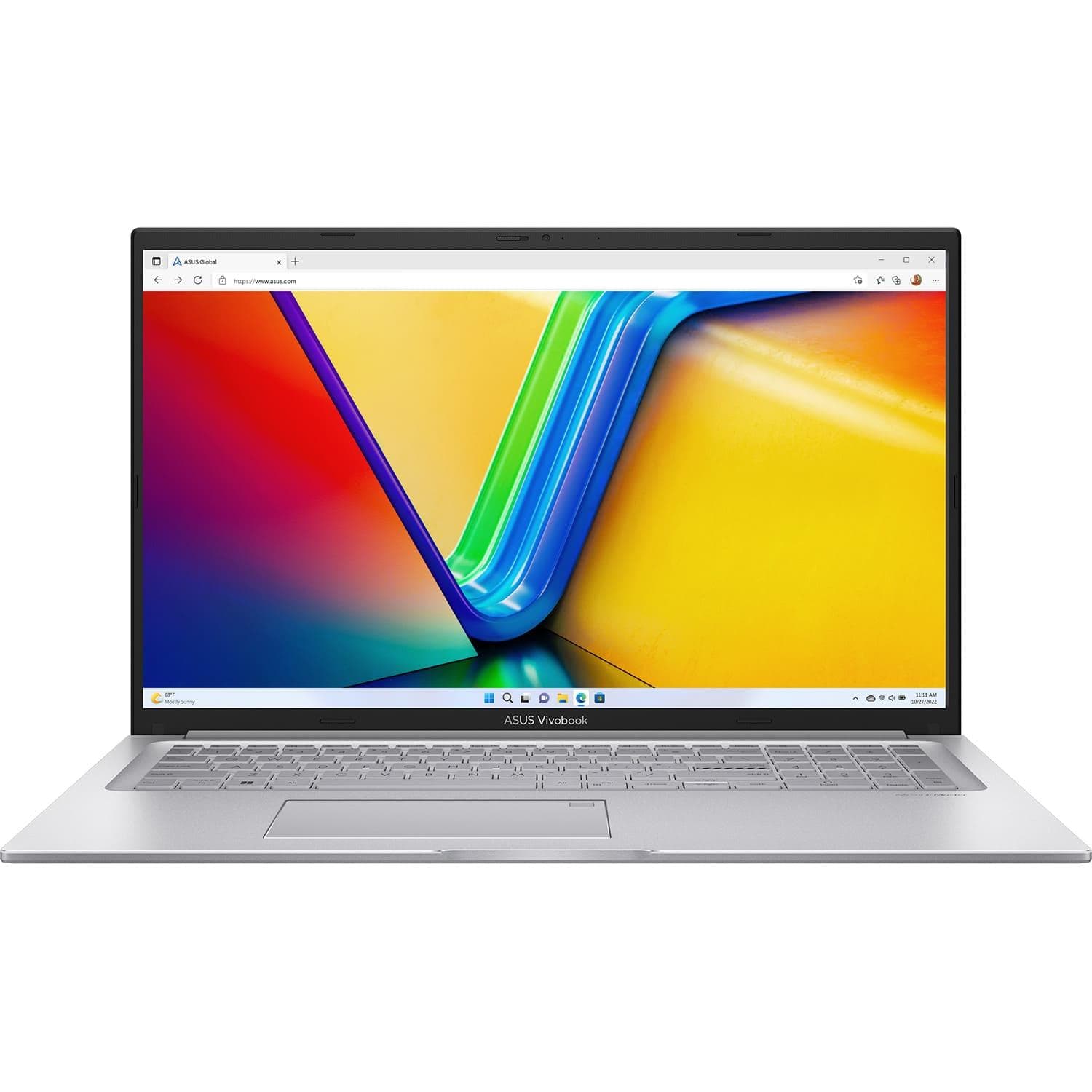 Ноутбук 17.3" ASUS Vivobook (X1704VA-AU756) FHD IPS/Intel i3-1315U/16GB/SSD512GB/Intel Graphics/DOS/Silver