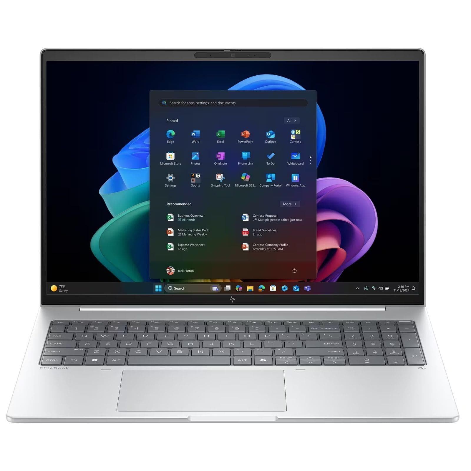 Ноутбук 16 HP EliteBook 8 G1i WUXGA/Intel U5-225U/32GB/1TB/UMA/W11P/Silver