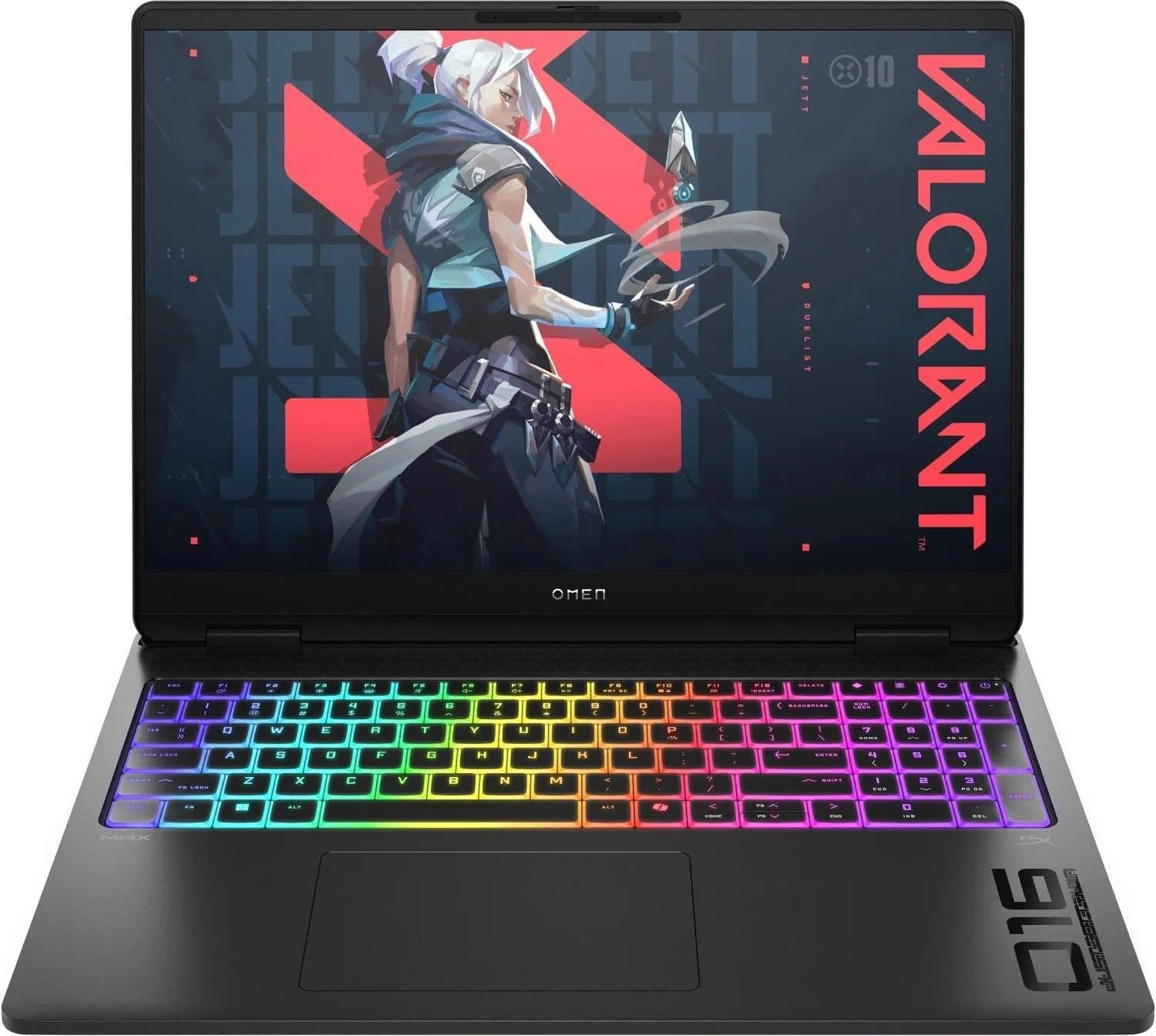 Ноутбук 16 HP OMEN MAX 16-ak0009ua 2.5K IPS/Ryzen AI 9 HX 375/32GB/1TB/RTX 5080 16GB/DOS/Black
