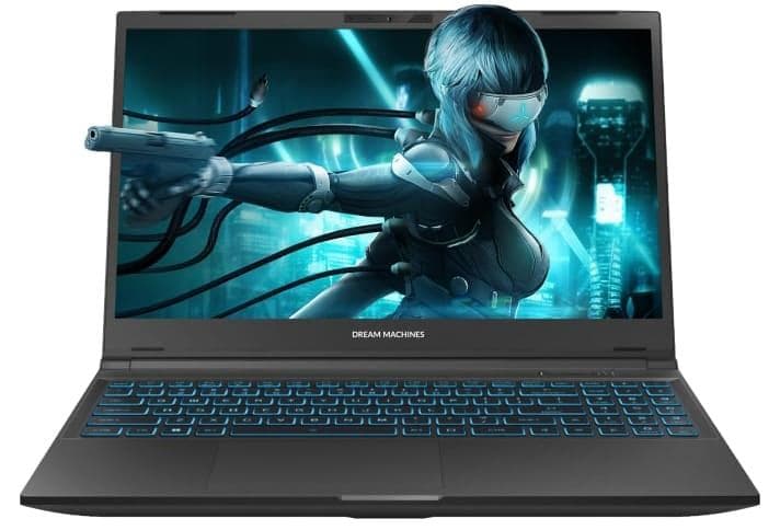 Ноутбук 15 Dream Machines RG4050-15 FHD IPS/Intel Core i7-13620H/16GB/1TB SSD/RTX 4050 6GB/DOS/Black