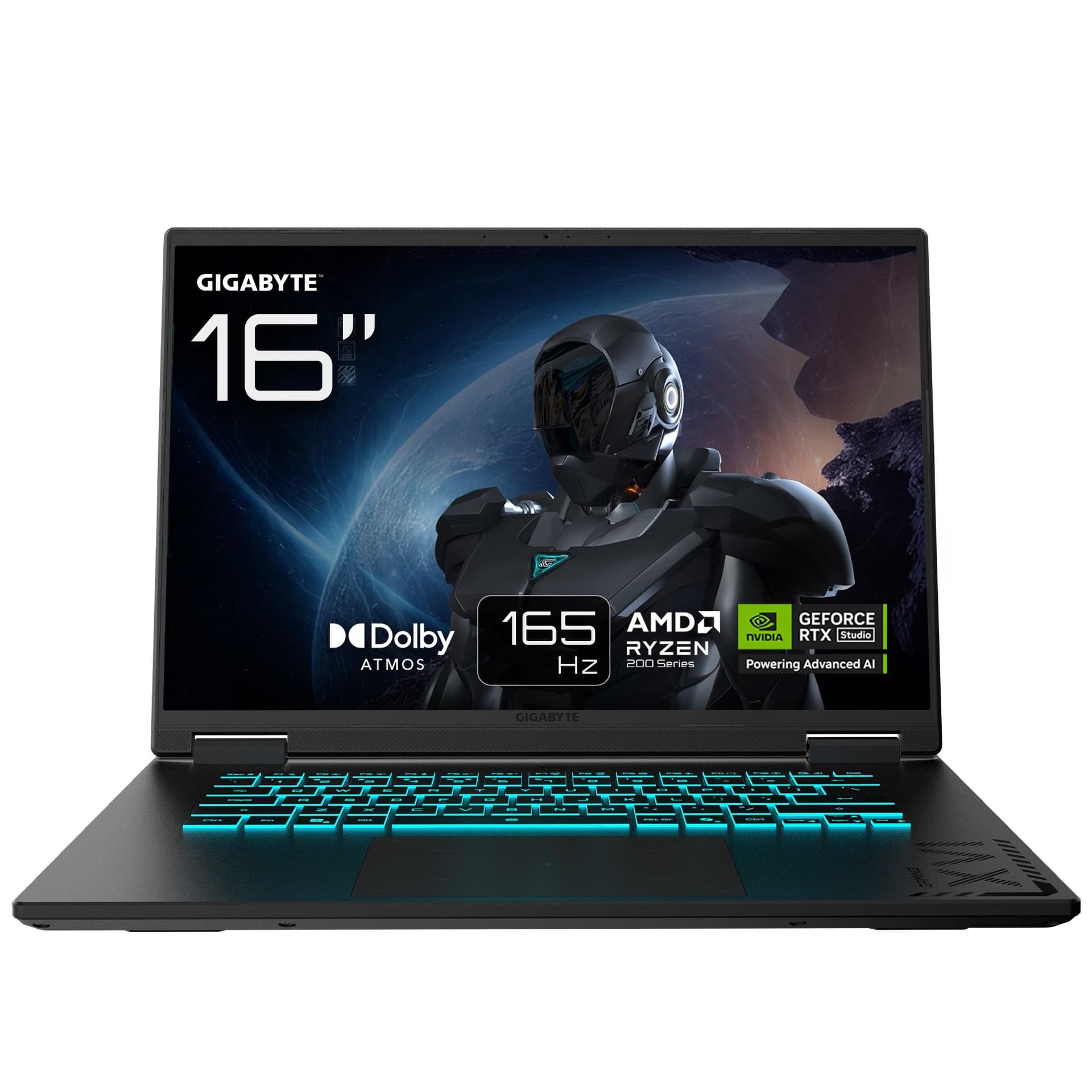 Ноутбук 16 Gigabyte Gaming A16 3THK3UA893SD WUXGA IPS 165Hz/R7-260/16GB/512GB/RTX 5050 8GB/DOS/Black