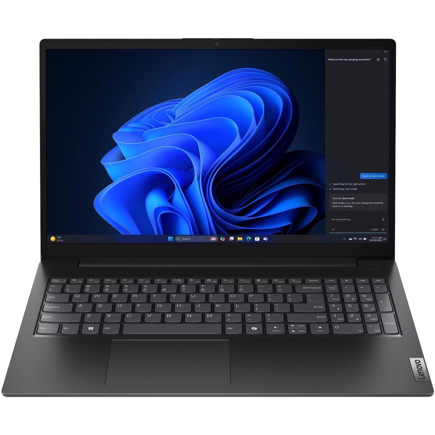 Ноутбук 15.6 Lenovo V15 G5 IRL/Intel i5-13420H/8GB/256SSD/Intel Graphics/W11H/Business Black