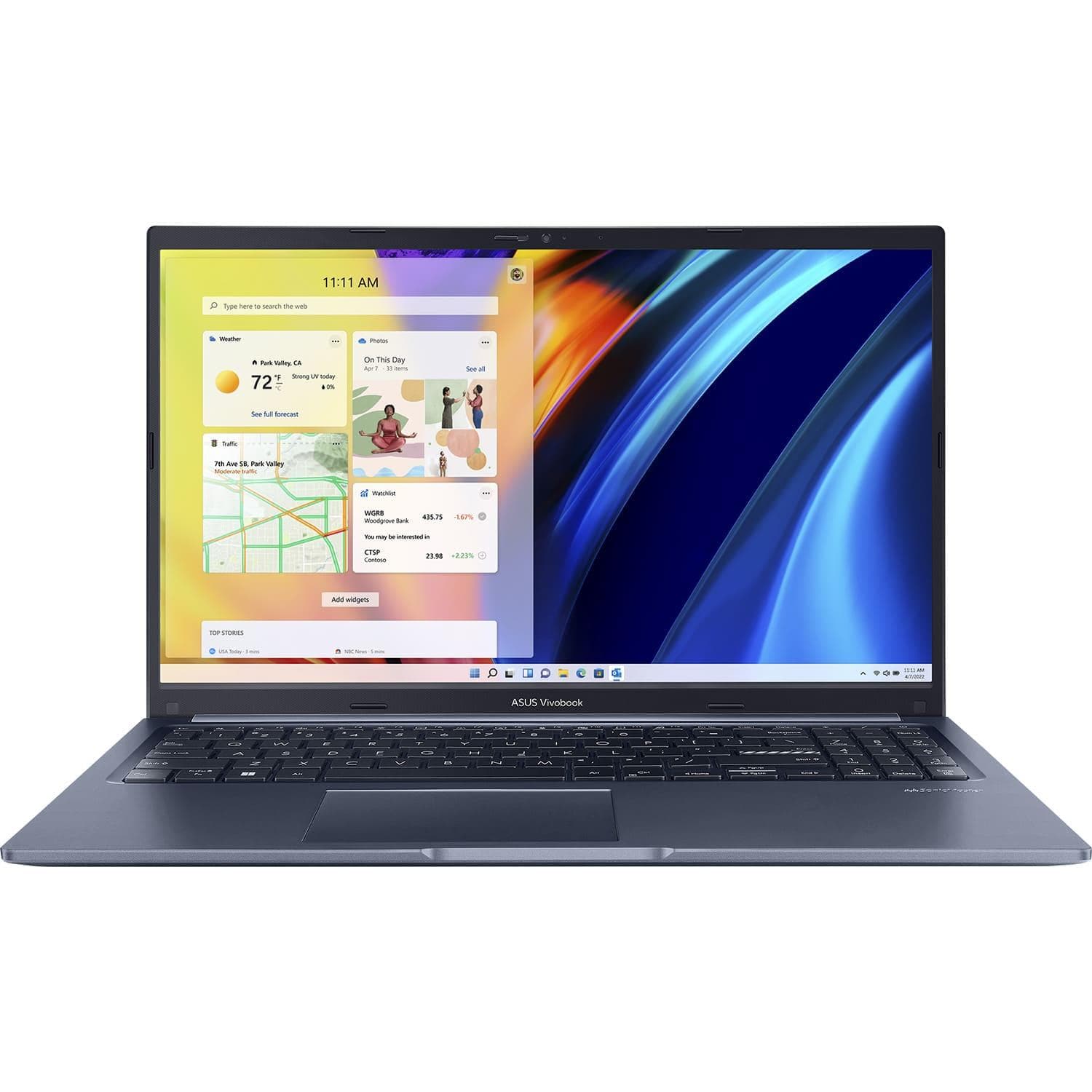 Ноутбук 15.6" ASUS Vivobook 15 (M1502YA-BQ325) AMD R5-7430U/16GB/SSD512GB/AMD Radeon/DOS/Blue