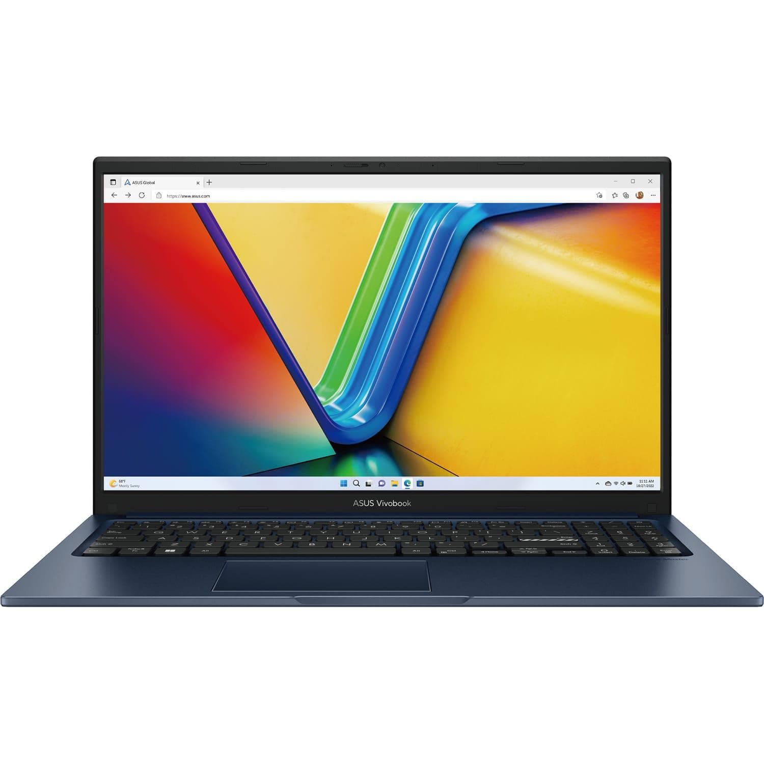 Ноутбук 15.6" ASUS Vivobook 15 (X1504VA-BQ590) Intel Core 5 120U/16GB/SSD512GB/Intel Graphics/DOS/Blue