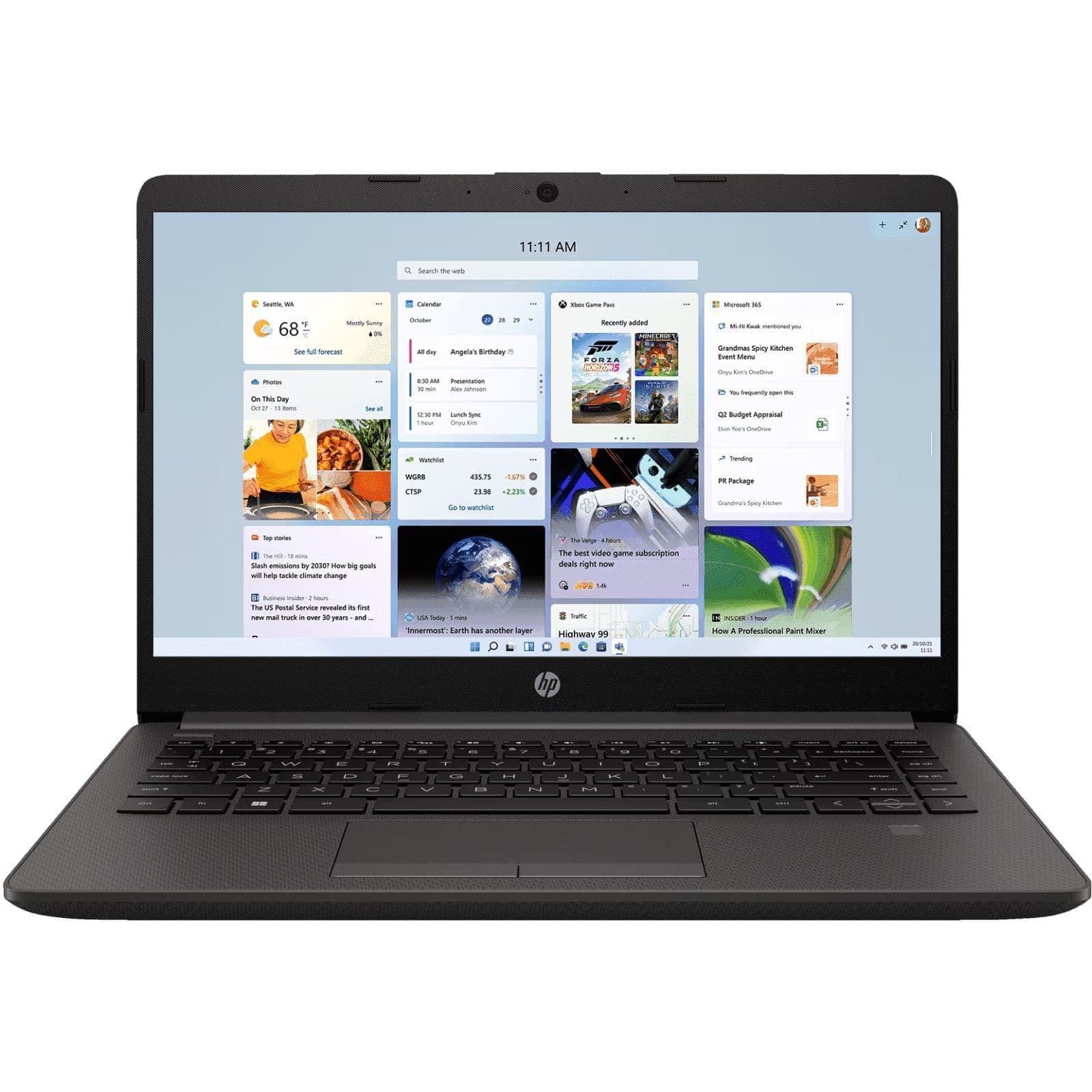 Ноутбук 14 HP 240R-G9 FHD IPS/Intel 3-100U/16GB/512SSD/UMA/DOS/Black