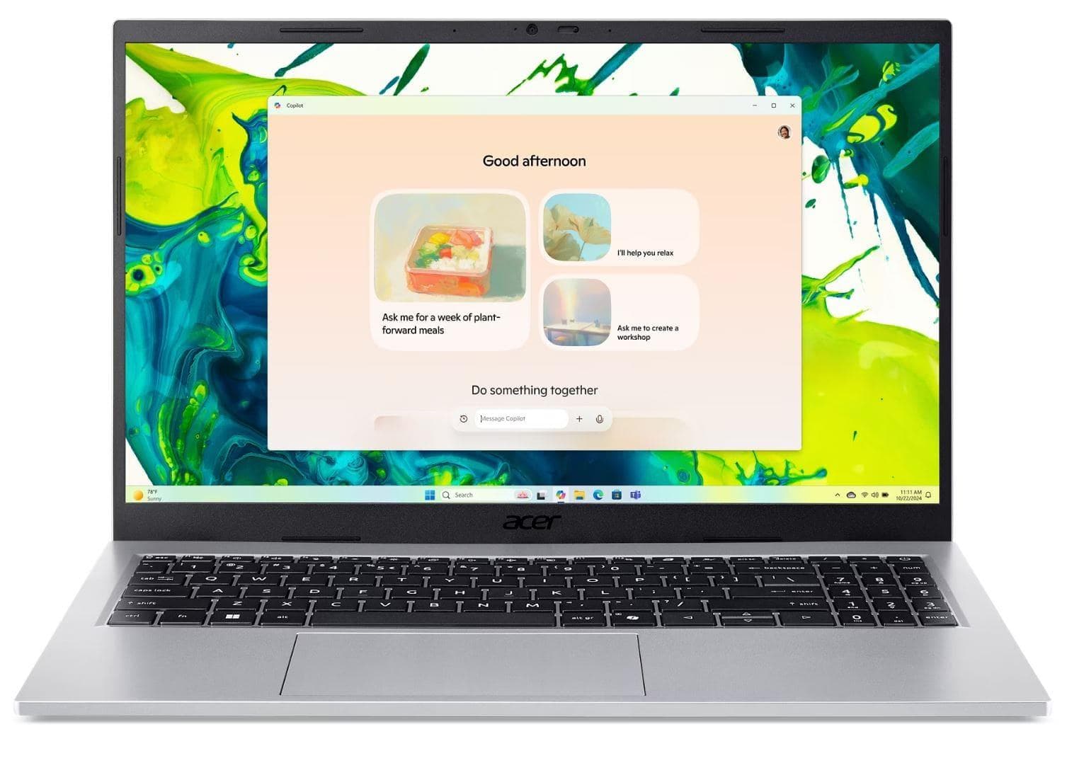Ноутбук 15.6 Acer Aspire Go AG15-72P 1920x1080 IPS/Intel Core 5 120U/16GB/512SSD/UMA/DOS/Blue