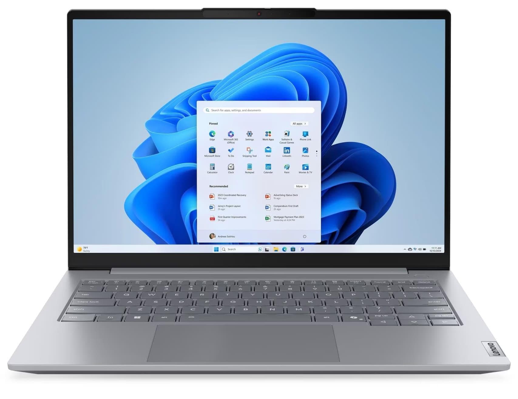 Ноутбук 14 Lenovo ThinkBook 14-G9 WUXGA IPS/Intel 5-210H/16GB/512SSD/UMA/DOS/Gray