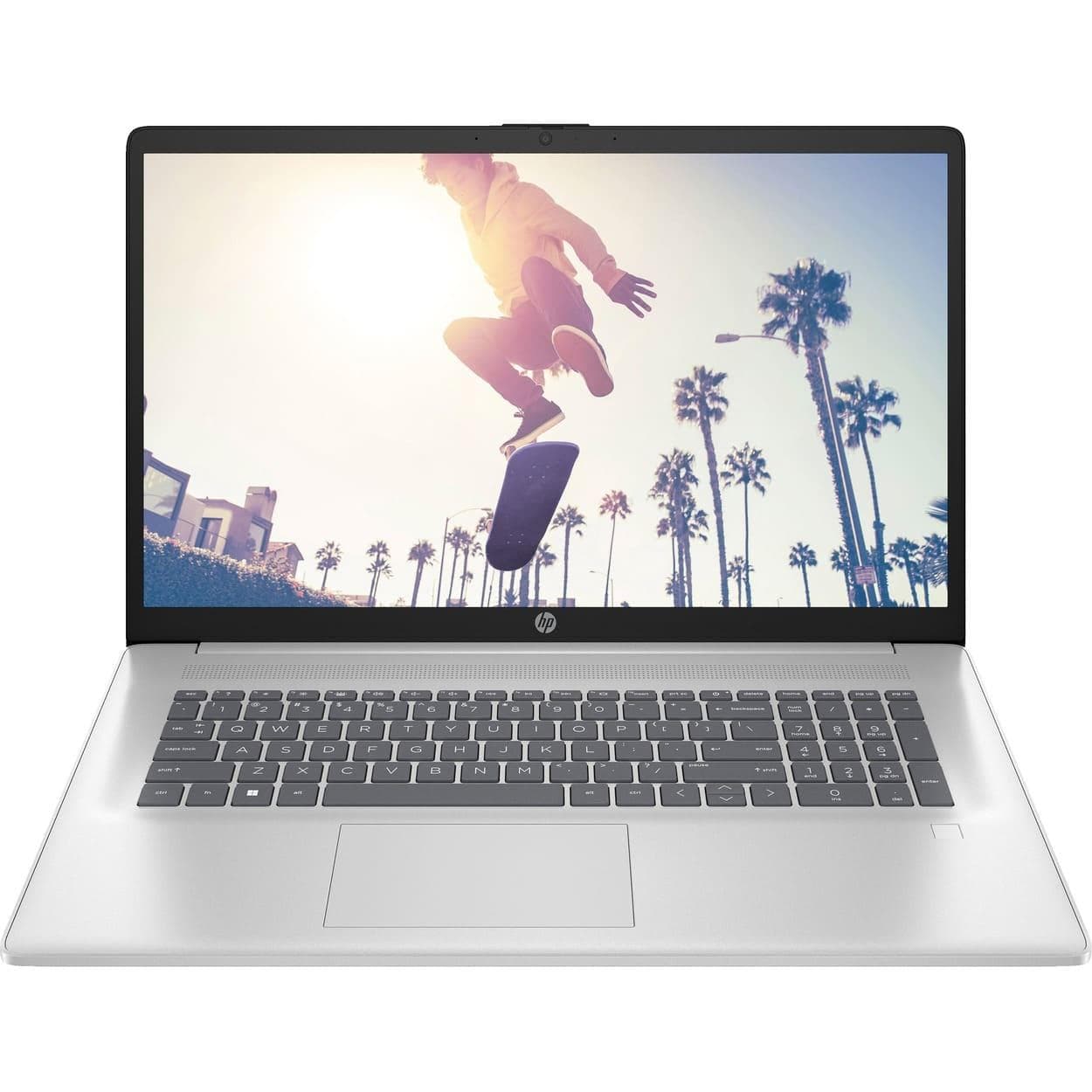 Ноутбук 17.3 HP 17-cp2031ua FHD IPS/Ryzen 3 7320U/8GB/512SSD/Radeon/DOS/Silver