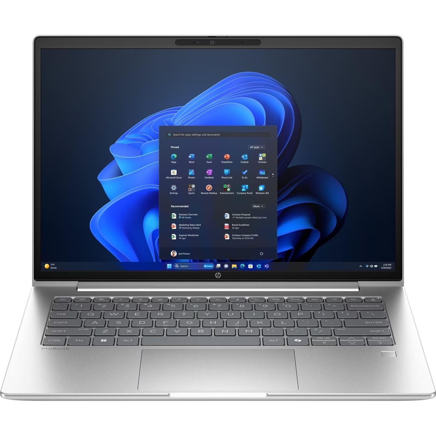 Ноутбук 14 HP ProBook 4 G1iR WUXGA IPS/Intel Core 3-100U/16GB/1TB/Intel Graphics/DOS/Aluminium