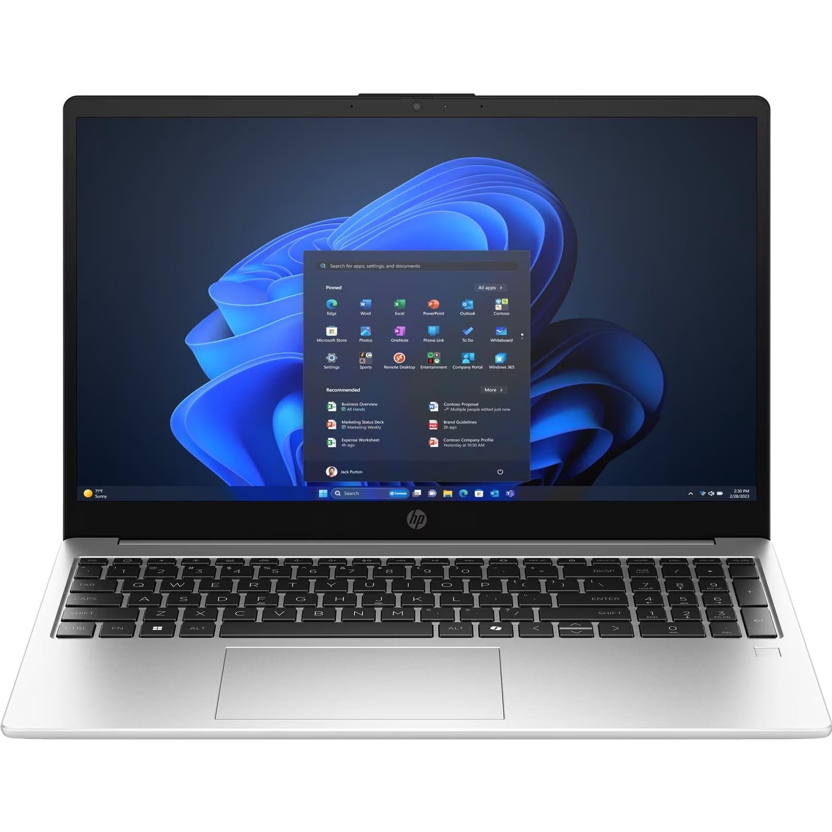 Ноутбук 15.6 HP 255R G10 FHD IPS/Ryzen 3 7335U/8GB/256SSD/Radeon/DOS/Gray