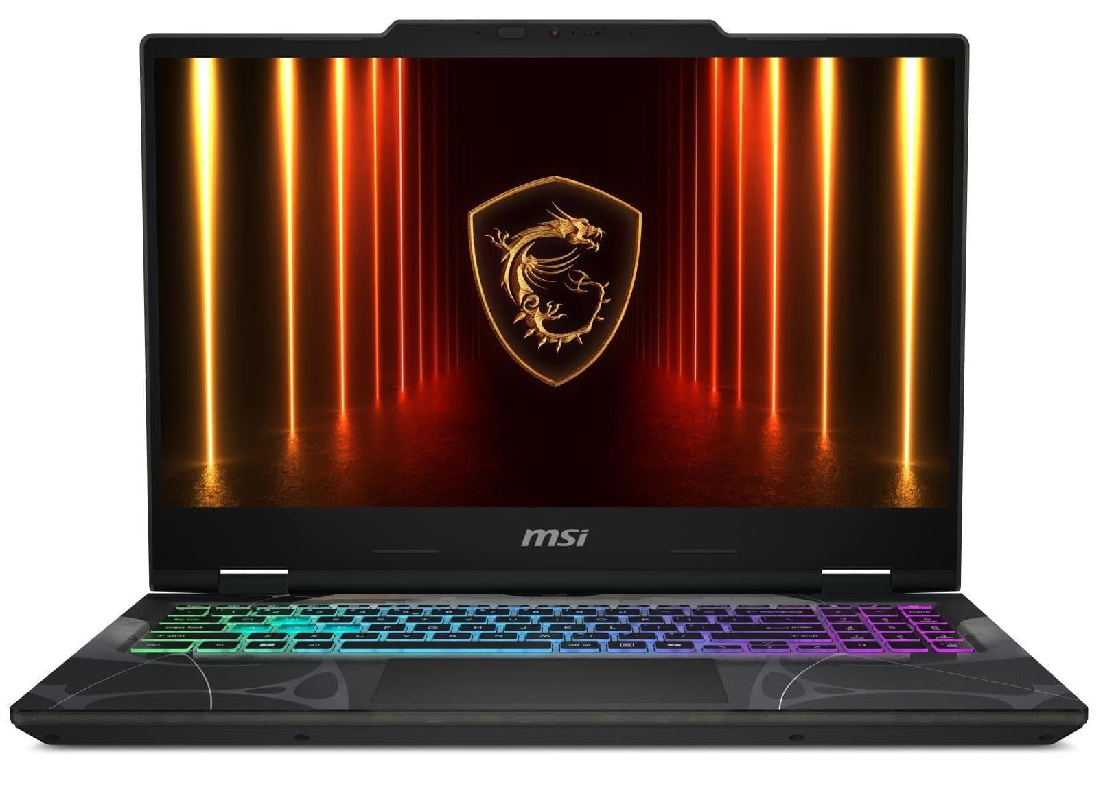 Ноутбук 15.6 MSI Cyborg 15 B13WEKG-1037XUA 1920x1080 IPS/Intel Core i7-13620H/16GB/512SSD/RTX 5050 8GB/DOS/Black