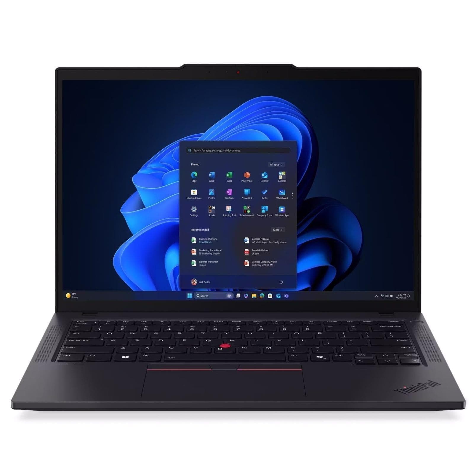 Ноутбук 14" Lenovo ThinkPad T14 G6 FHD/U5-225U/32GB/1TB/Intel UHD/DOS/Black