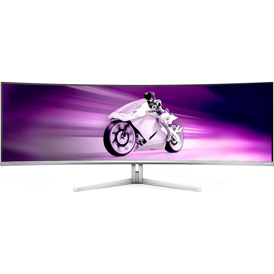 Монітор 49" PHILIPS 49M2C8900 White Curved DQHD OLED 240Hz
