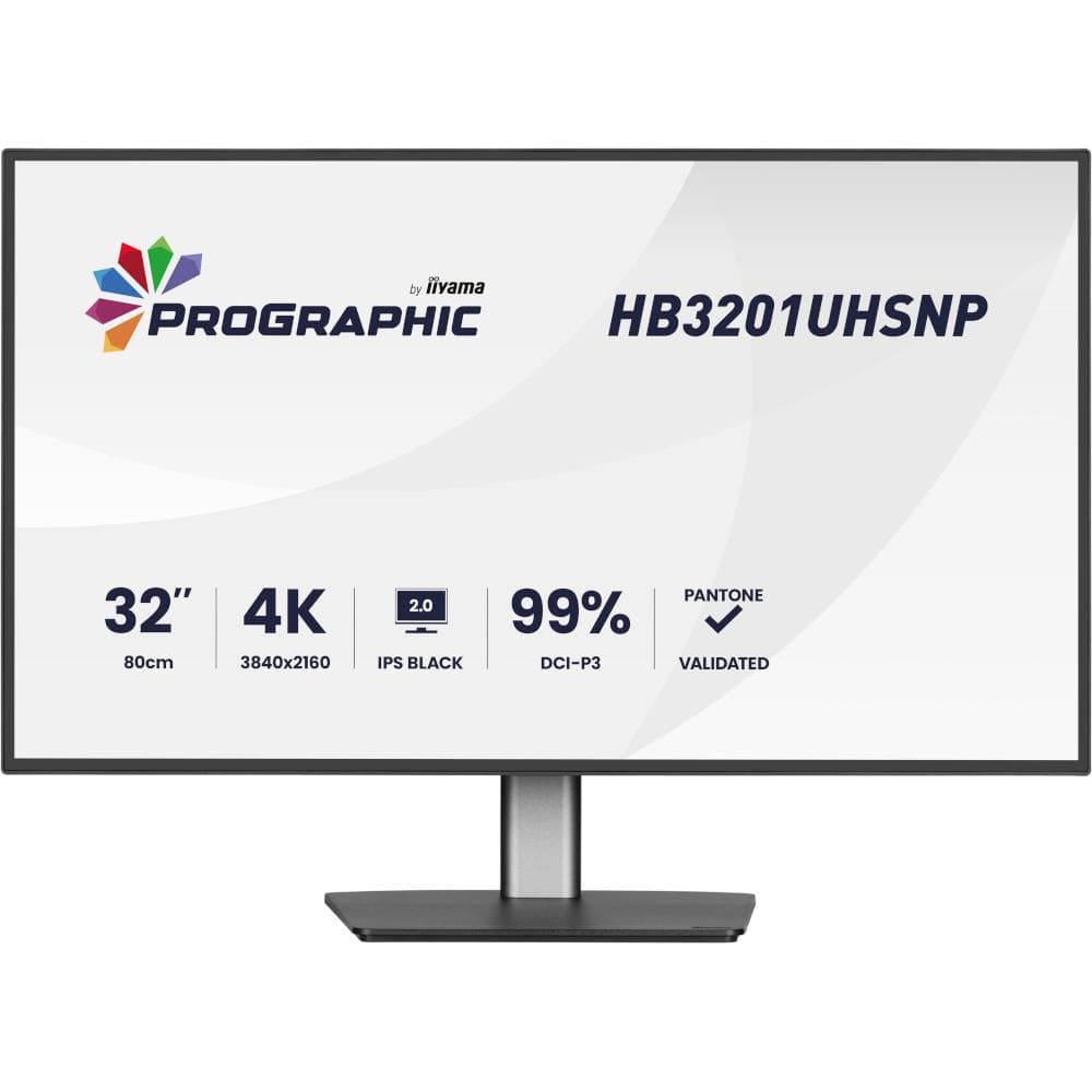 Монітор 31.5" Iiyama HB3201UHSNP-B1 UHD IPS 60Hz