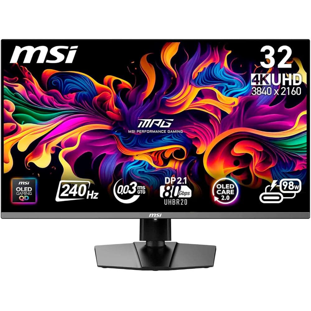 Монітор 31.5" MSI MPG 322URX QD-OLED UHD OLED 240Hz
