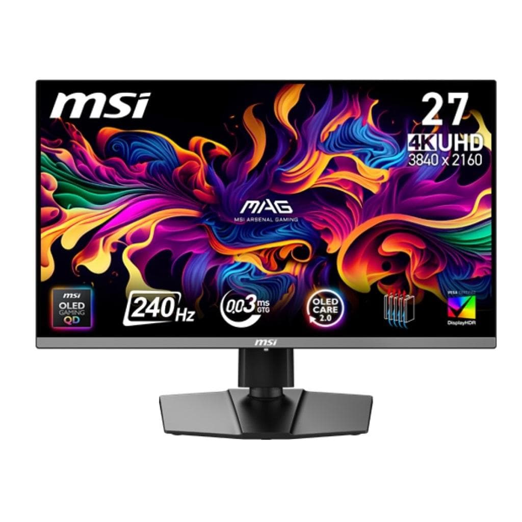 Монітор 27" MSI MAG 272UP QD-OLED X24 UHD OLED 240Hz