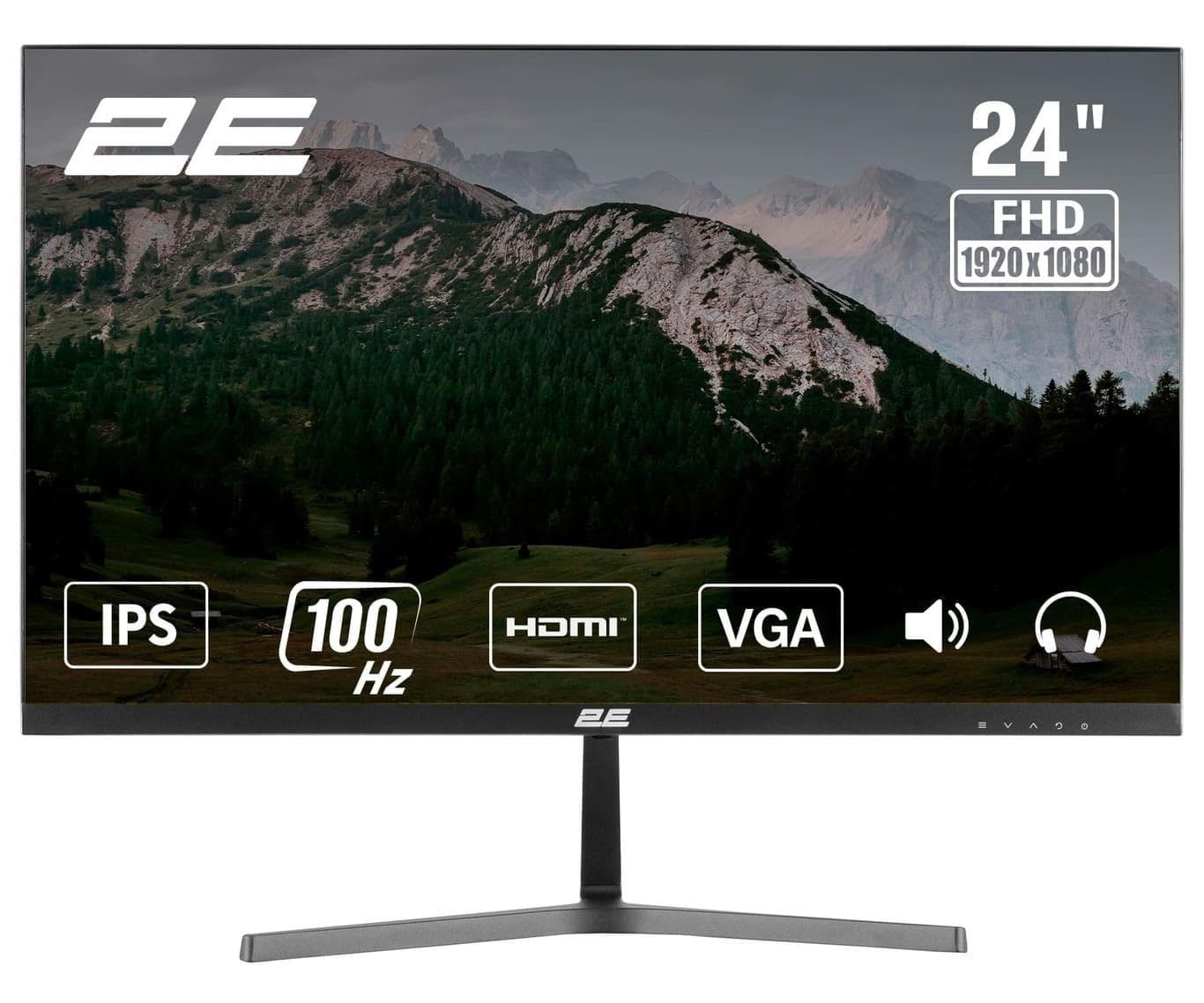 Монітор 23.8" 2E D2425B FHD IPS 100Hz