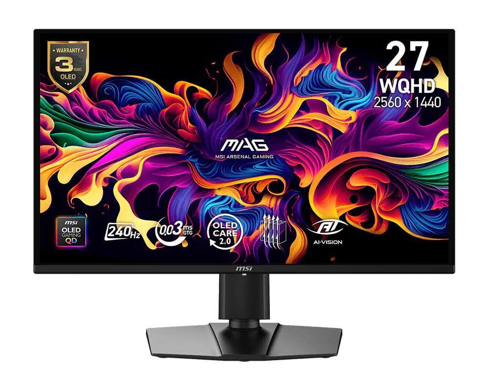 Монітор 27" MSI MAG 274QP QD-OLED X24 QHD OLED 240Hz