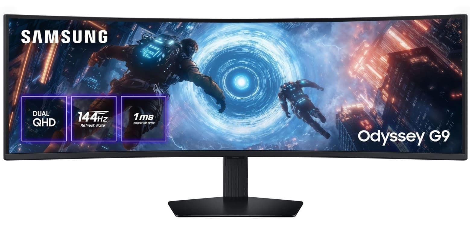 Монітор 49" Samsung LS49FG916EIXCI Curved UWQHD VA 144Hz